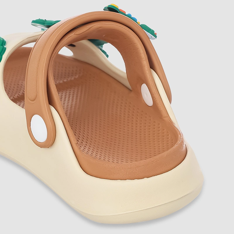 Dép sục cho bé Á Châu Avakids AC88 màu nâu - be 6