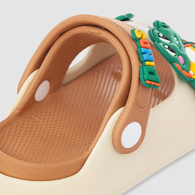 Dép sục cho bé Á Châu Avakids AC88 màu nâu - be 7