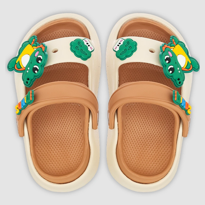 Dép sục cho bé Á Châu Avakids AC88 màu nâu - be 8