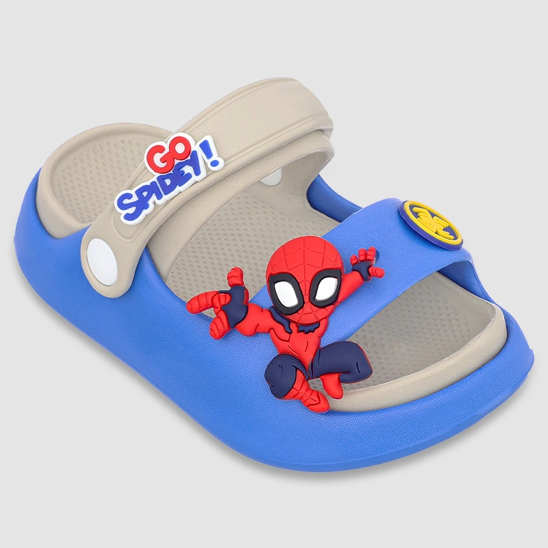 Dép sục cho bé Á Châu Avakids AC89 màu xanh - xám 2