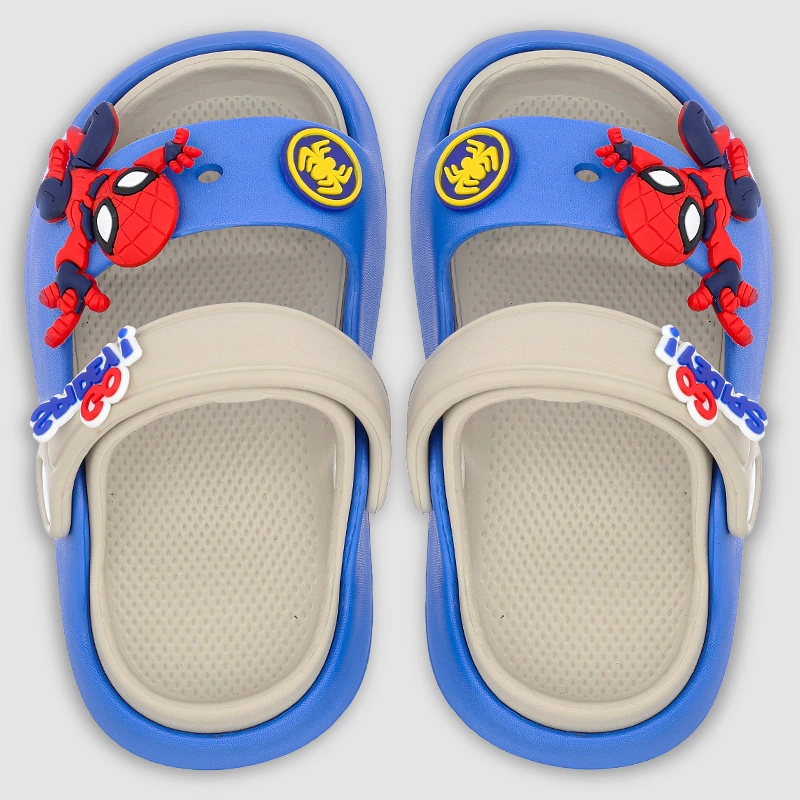 Dép sục cho bé Á Châu Avakids AC89 màu xanh - xám 8