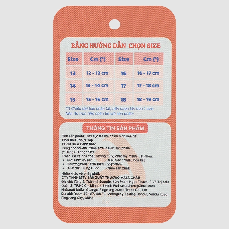 Dép sục cho bé Á Châu Avakids AC89 màu xanh - xám 10