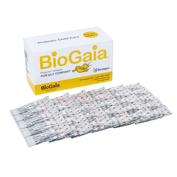 Men vi sinh BioGaia Protectis Minipack hỗ trợ cải thiện hệ vi sinh đường ruột