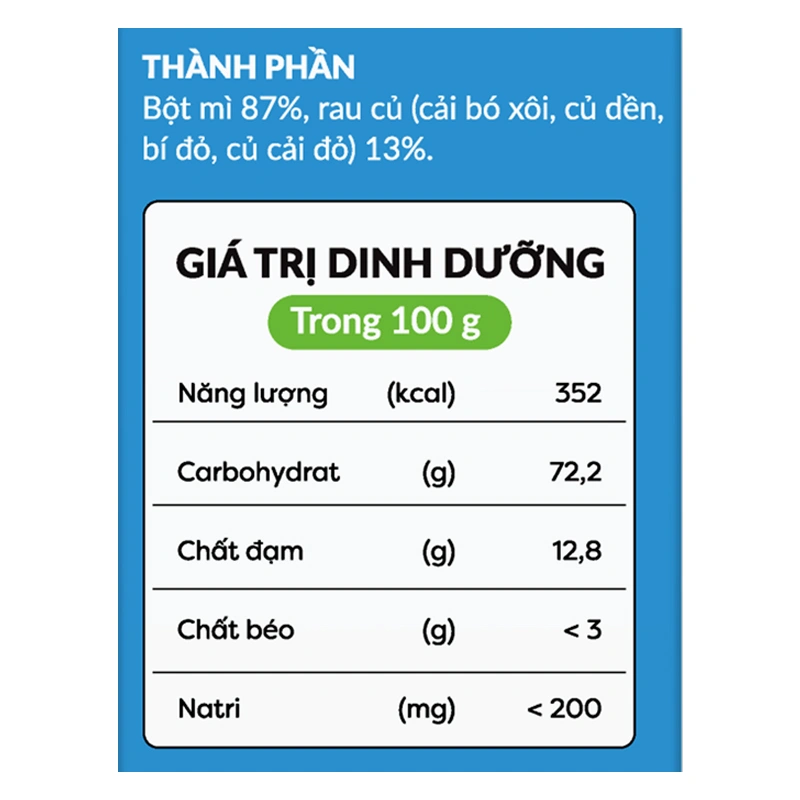 Mì somen rau củ Anpaso 100g (từ 6 tháng) - Giao bao bì ngẫu nhiên 7