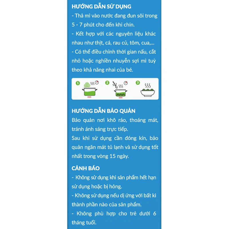 Mì somen rau củ Anpaso 100g (từ 6 tháng) - Giao bao bì ngẫu nhiên 8