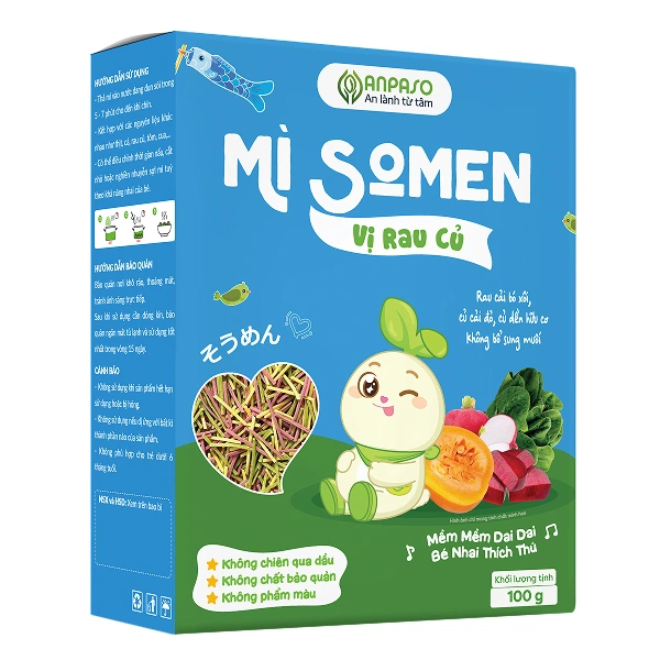 Mì somen rau củ Anpaso