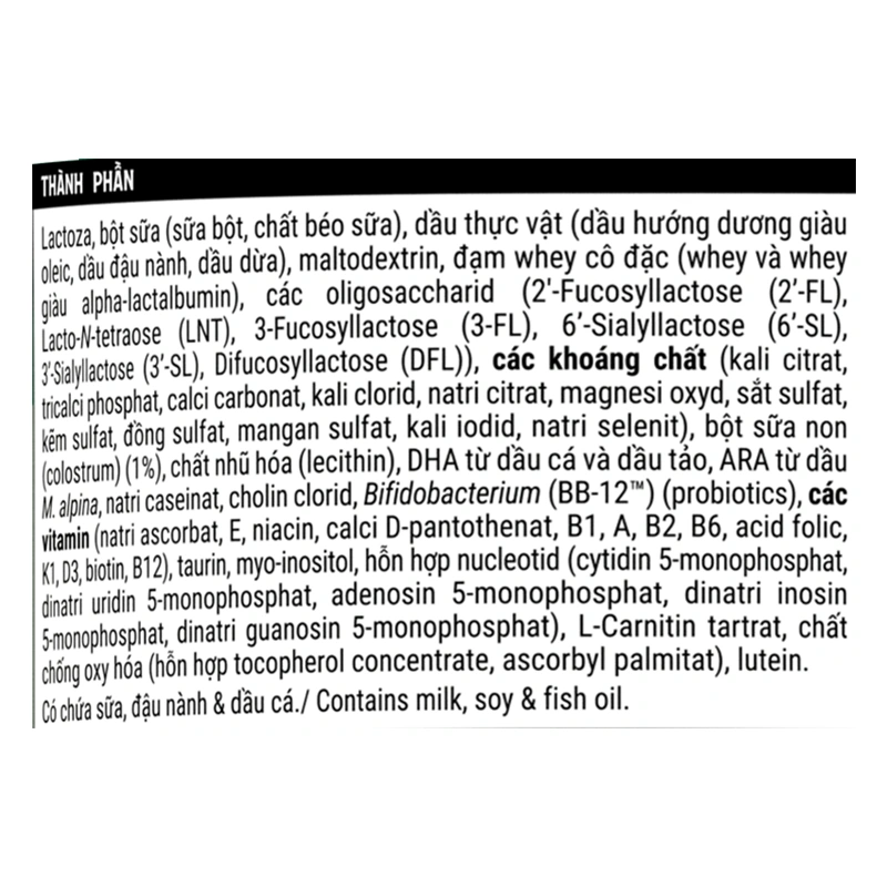 Sữa bột Optimum Colos số 1 800g (0 - 12 tháng) - Giao bao bì ngẫu nhiên 11