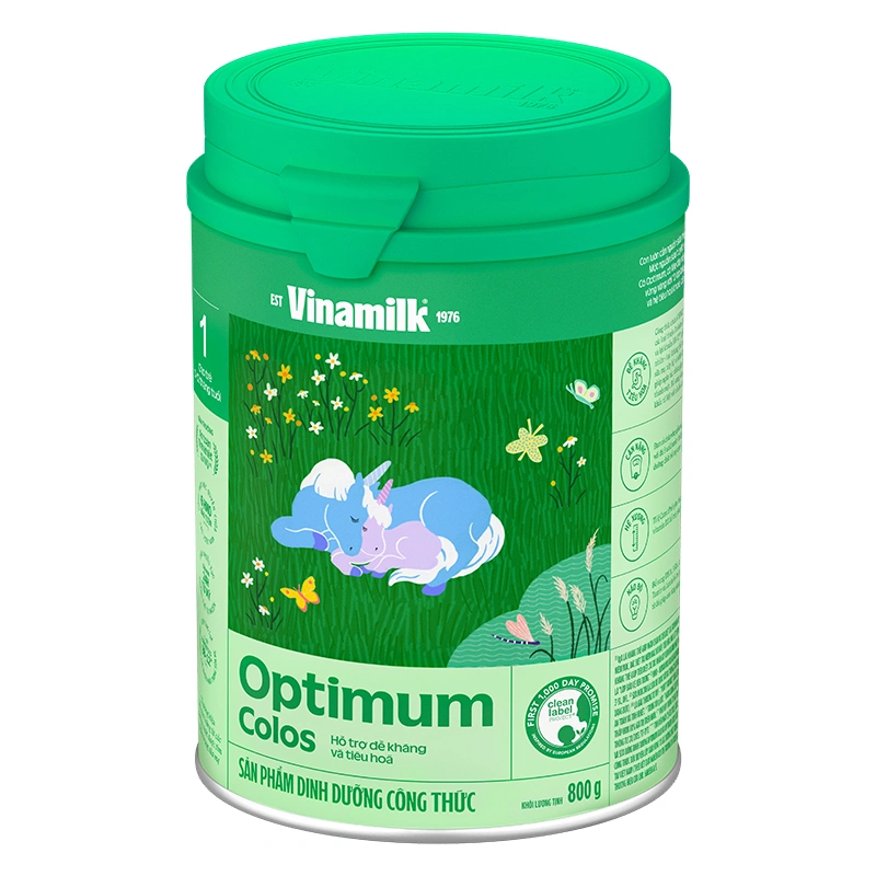 Sữa bột Optimum Colos số 1 800g (0 - 12 tháng) - Giao bao bì ngẫu nhiên 6