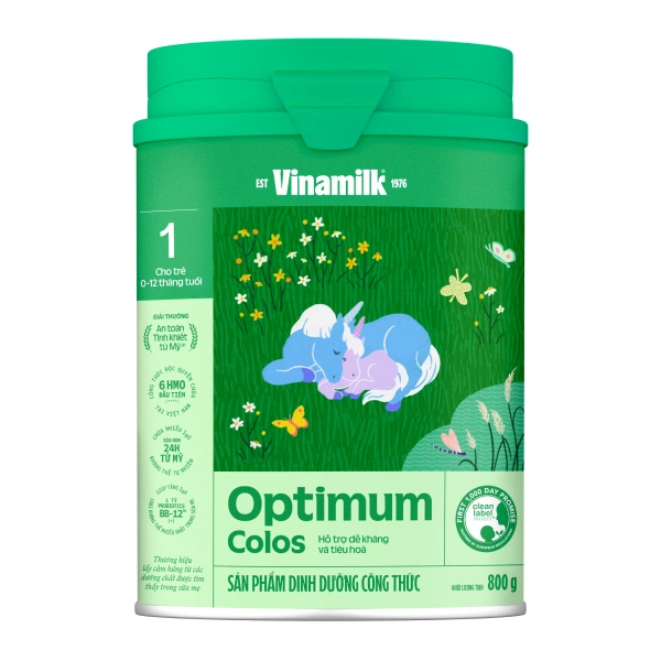 Sữa bột Optimum Colos số 1 800g (0 - 12 tháng) - Giao bao bì ngẫu nhiên 1