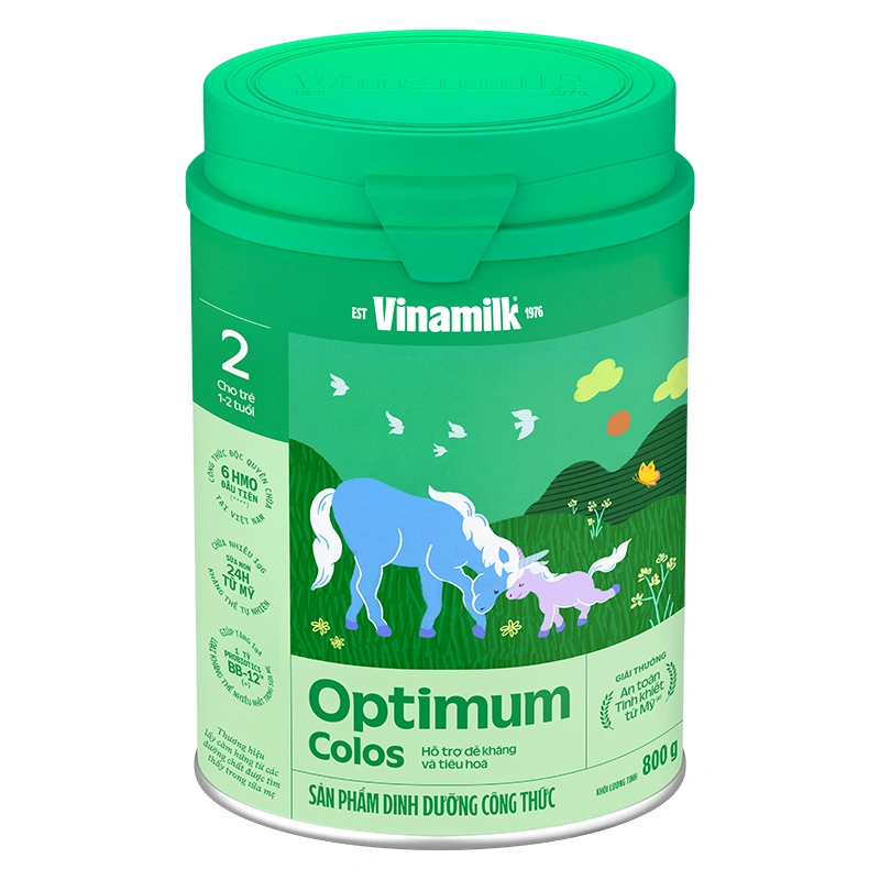 Sữa bột Optimum Colos số 2 hương vani 800g (1 - 2 tuổi) - Giao bao bì ngẫu nhiên 3