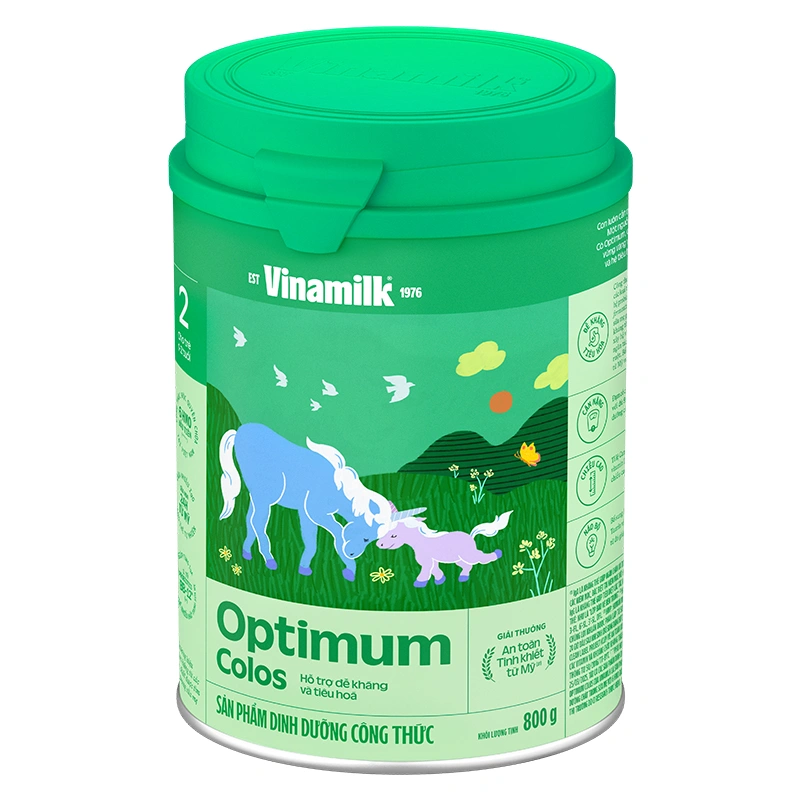 Sữa bột Optimum Colos số 2 hương vani 800g (1 - 2 tuổi) - Giao bao bì ngẫu nhiên 6