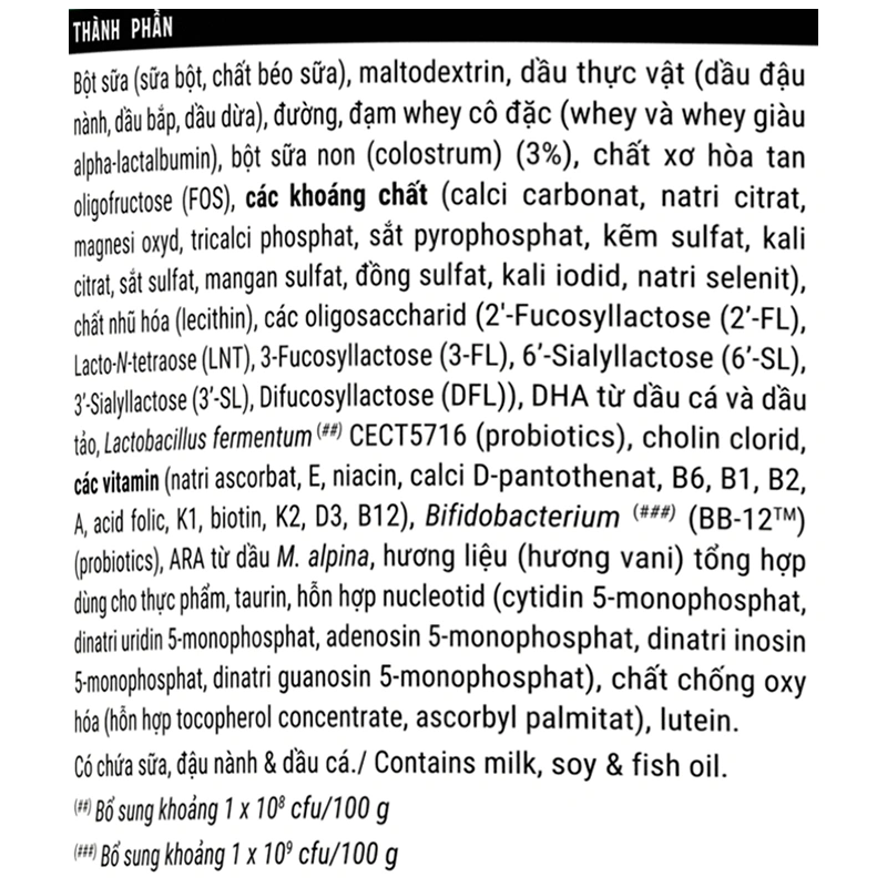 Sữa bột Optimum Colos số 3 hương vani 800g (2 - 6 tuổi) - Giao bao bì ngẫu nhiên 11