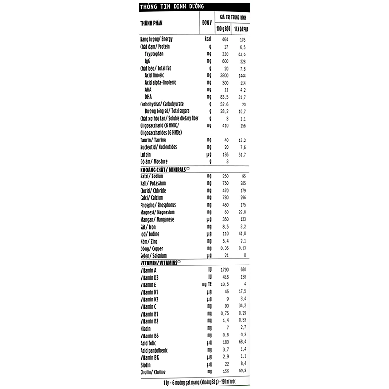 Sữa bột Optimum Colos số 3 hương vani 800g (2 - 6 tuổi) - Giao bao bì ngẫu nhiên 12