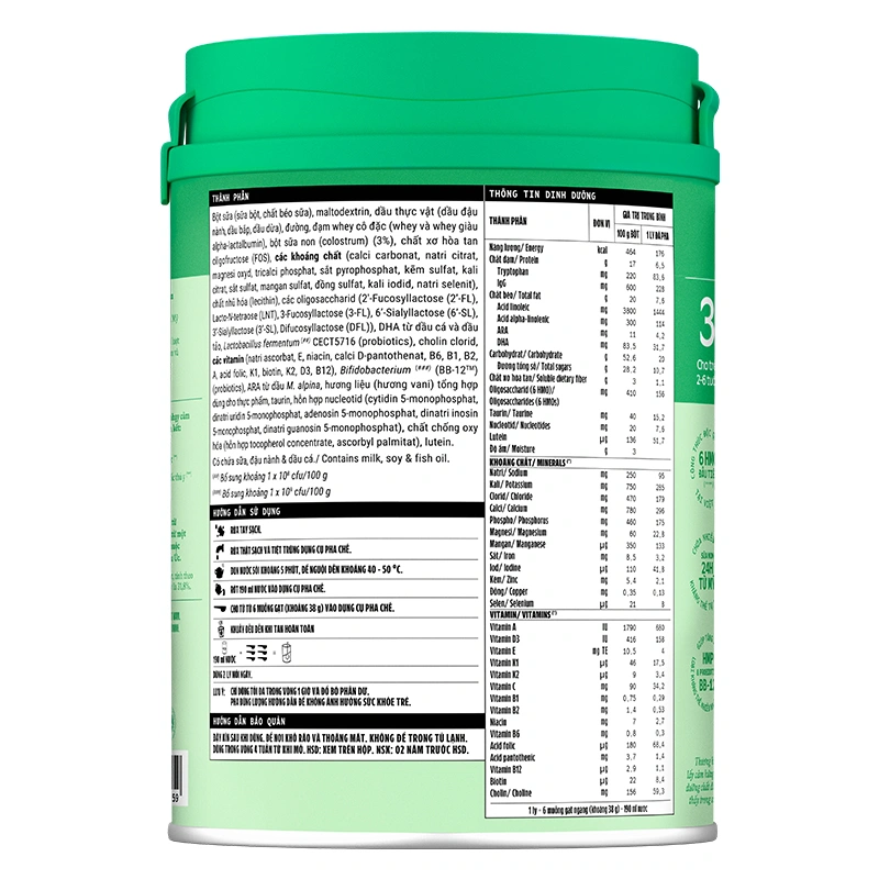 Sữa bột Optimum Colos số 3 hương vani 800g (2 - 6 tuổi) - Giao bao bì ngẫu nhiên 4