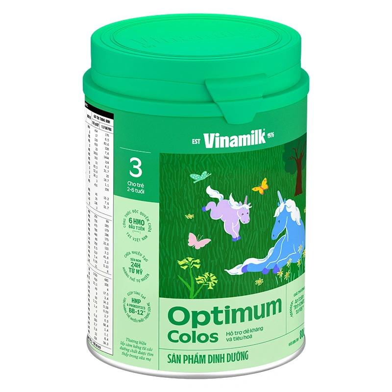 Sữa bột Optimum Colos số 3 hương vani 800g (2 - 6 tuổi) - Giao bao bì ngẫu nhiên 5