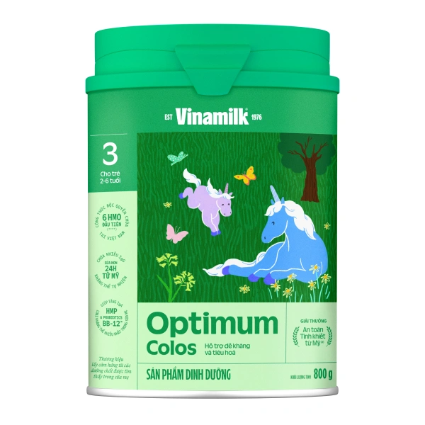 Sữa bột Optimum Colos số 3 hương vani 800g (2 - 6 tuổi) - Giao bao bì ngẫu nhiên 1