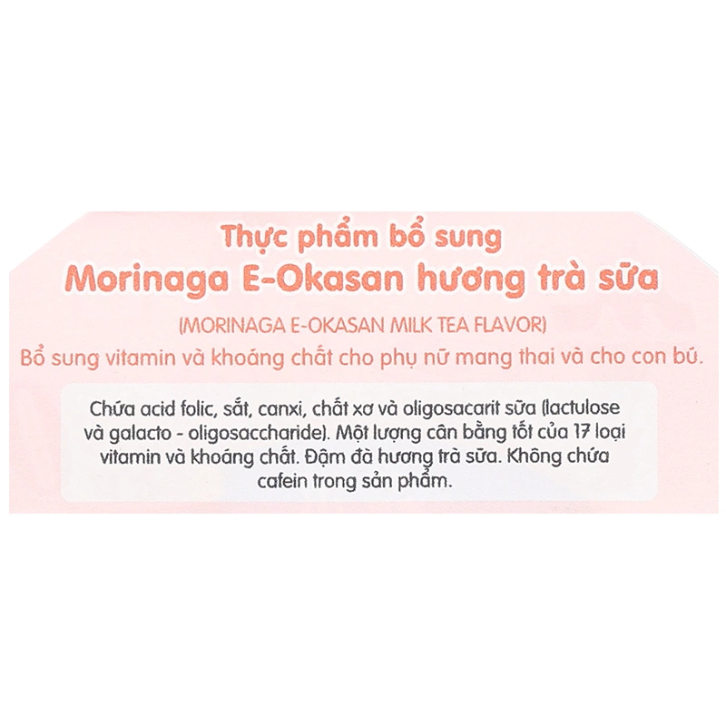 Sữa bầu Morinaga hương trà sữa thanh nhạt 800g 8