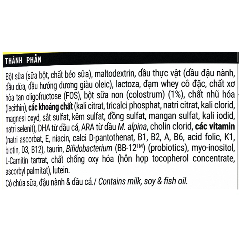 Sữa bột Dielac Gold số 2 (sữa non) 800g (6 - 12 tháng) - Giao bao bì ngẫu nhiên 9