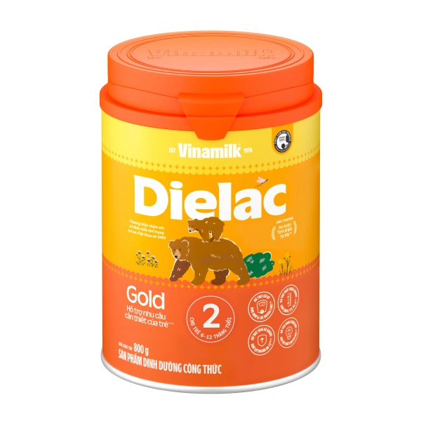 Sữa bột Dielac Gold số 2 (sữa non) 800g (6 - 12 tháng) - Giao bao bì ngẫu nhiên 1