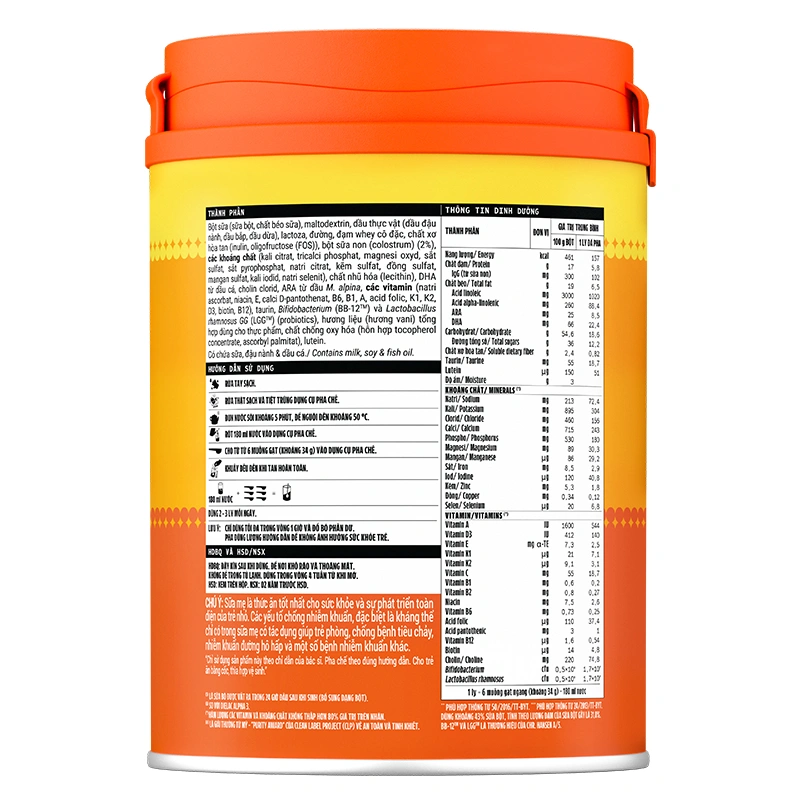 Sữa bột Dielac Gold số 3 (sữa non) hương vani 850g (1 - 2 tuổi) - Giao bao bì ngẫu nhiên 5