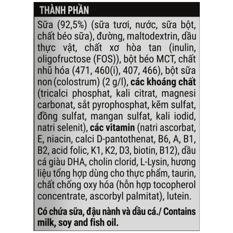 Lốc 4 hộp sữa non pha sẵn Dielac Gold 180 ml (từ 1 tuổi) 8