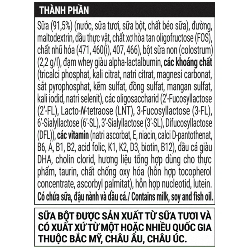 Lốc 4 hộp sữa non pha sẵn Optimum Colos 110 ml (từ 1 tuổi) - Giao mẫu ngẫu nhiên 23