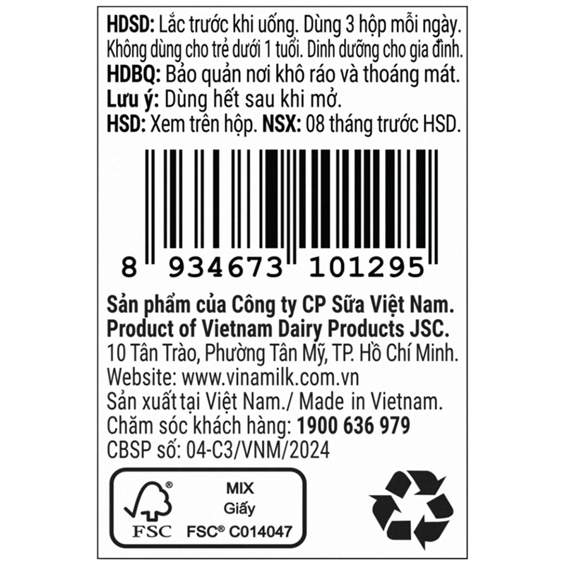 Lốc 4 hộp sữa non pha sẵn Optimum Colos 110 ml (từ 1 tuổi) - Giao mẫu ngẫu nhiên 24