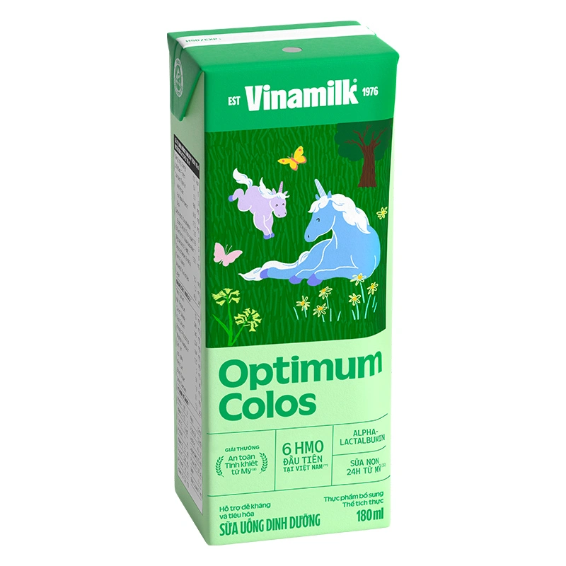 Lốc 4 hộp sữa non pha sẵn Optimum Colos 180 ml (từ 1 tuổi) - Giao bao bì ngẫu nhiên 3