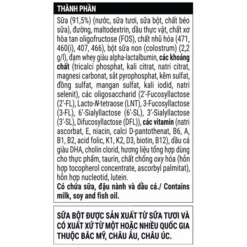 Lốc 4 hộp sữa non pha sẵn Optimum Colos 180 ml (từ 1 tuổi) - Giao bao bì ngẫu nhiên 23