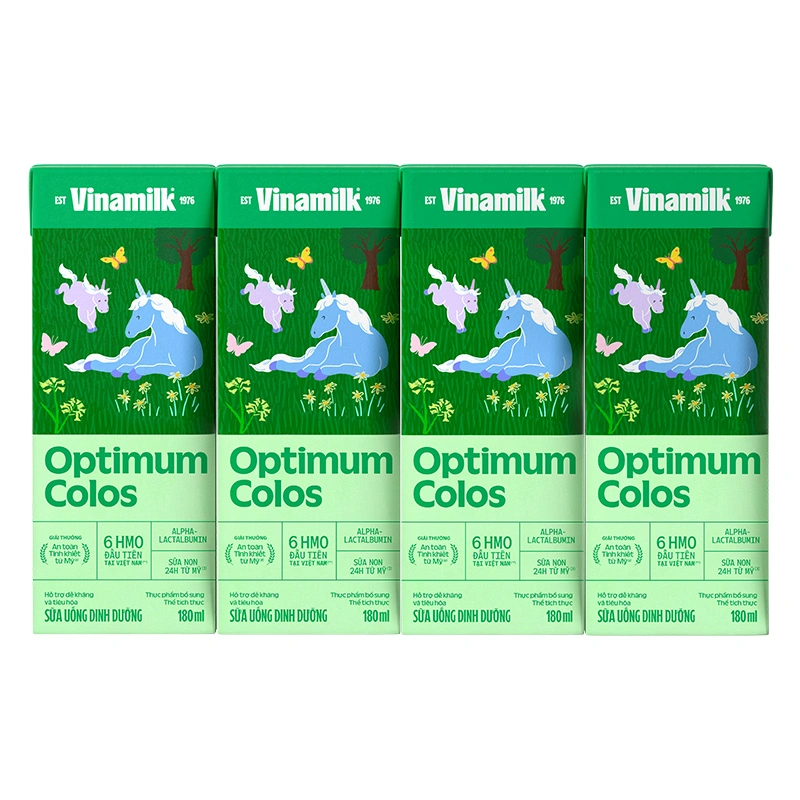 Lốc 4 hộp sữa non pha sẵn Optimum Colos 180 ml (từ 1 tuổi) - Giao bao bì ngẫu nhiên 15