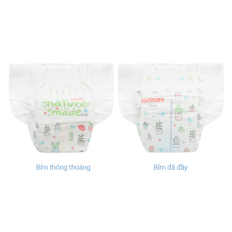 Tã dán Huggies Platinum nature made siêu cao cấp size L 54 miếng (9 - 14 kg) - Giao bao bì ngẫu nhiên 13