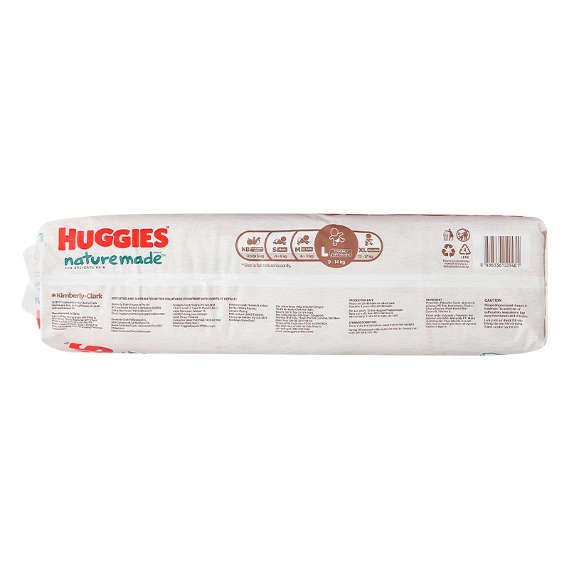Tã dán Huggies Platinum nature made siêu cao cấp size L 54 miếng (9 - 14 kg) - Giao bao bì ngẫu nhiên 5