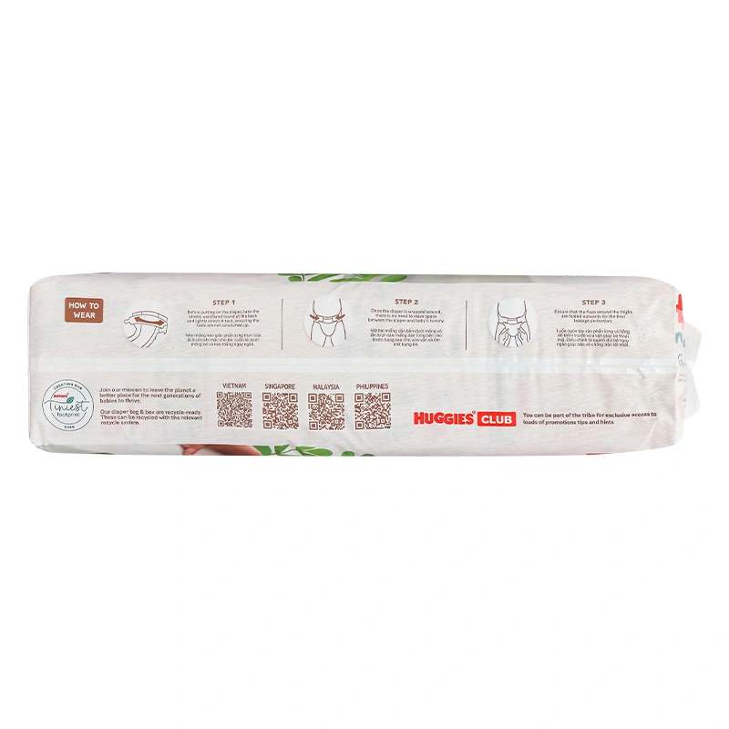 Tã dán Huggies Platinum nature made siêu cao cấp size L 54 miếng (9 - 14 kg) - Giao bao bì ngẫu nhiên 6