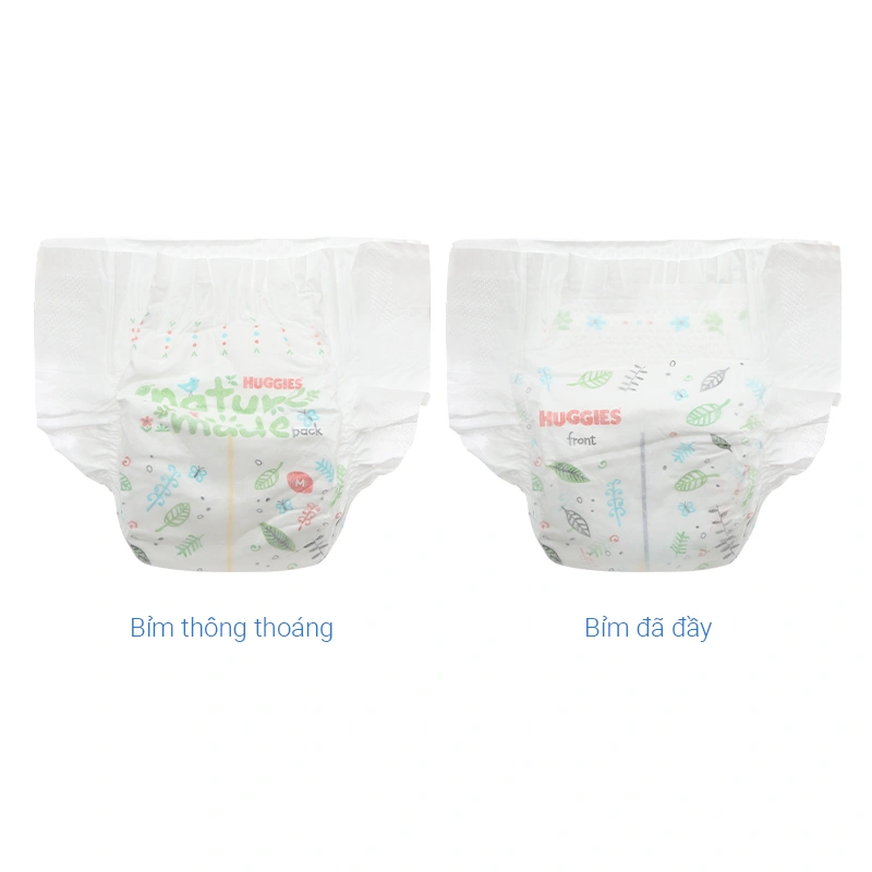 Tã dán Huggies Platinum nature made siêu cao cấp size M 64 miếng (6 - 11 kg) - Giao bao bì ngẫu nhiên 7