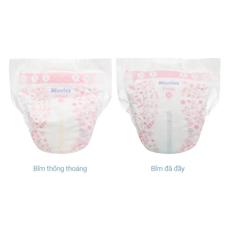 Tã dán Merries First Premium size NB 62 miếng (dưới 5 kg) 31