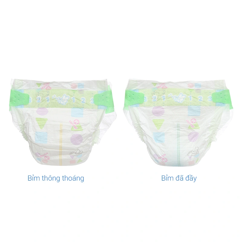 Tã dán Merries size M 52 miếng (6 - 11 kg) - Mẫu mới 12
