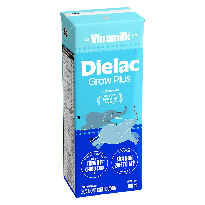 Thùng 48 hộp sữa non pha sẵn Dielac Grow Plus 180 ml (từ 1 tuổi) - Giao bao bì ngẫu nhiên 6
