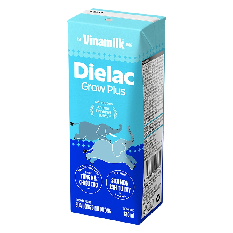 Thùng 48 hộp sữa non pha sẵn Dielac Grow Plus 180 ml (từ 1 tuổi) - Giao bao bì ngẫu nhiên 7