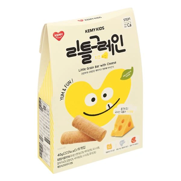 Bánh ngũ cốc ăn dặm Kemy Kids vị phô mai hộp 40g (từ 8 tháng) 1