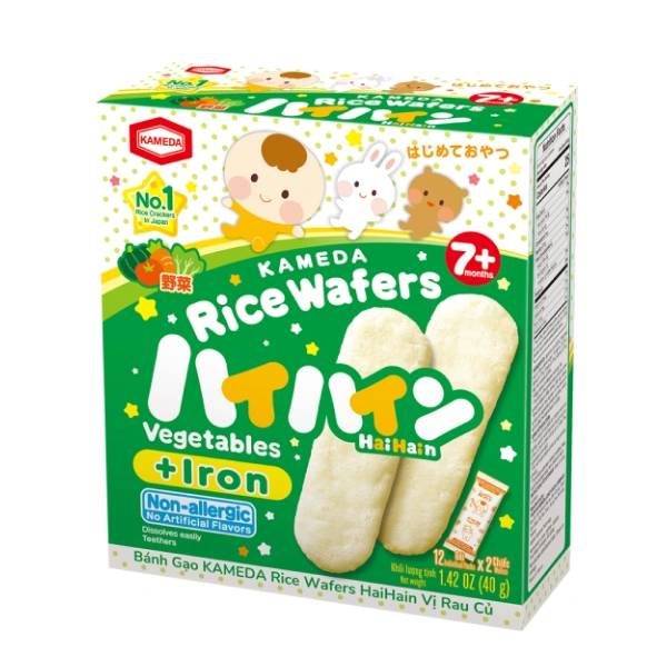 BÁNH GẠO KAMEDA VỊ RAU CỦ 40G - KM GOON