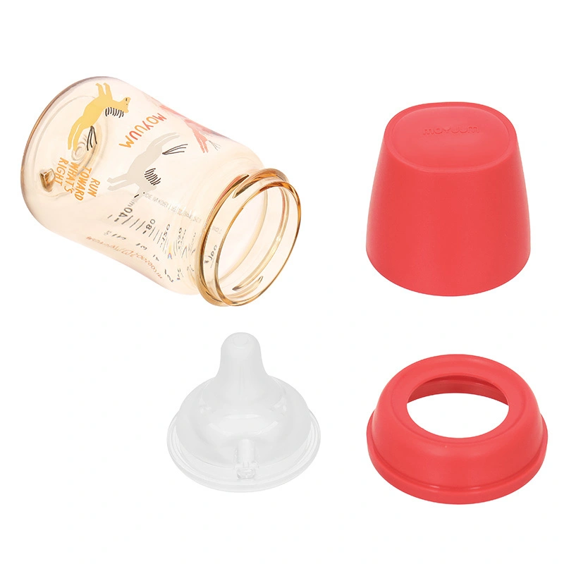 Bình sữa nhựa PPSU Moyuum cổ rộng All In One Bottle 270 ml - Ngựa đỏ (3 - 6 tháng) 17