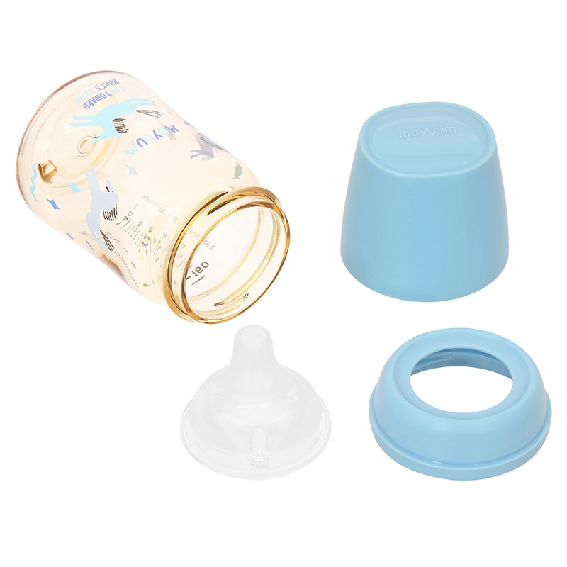 Bình sữa nhựa PPSU Moyuum cổ rộng All In One Bottle 270 ml - Ngựa xanh (3 - 6 tháng) 17