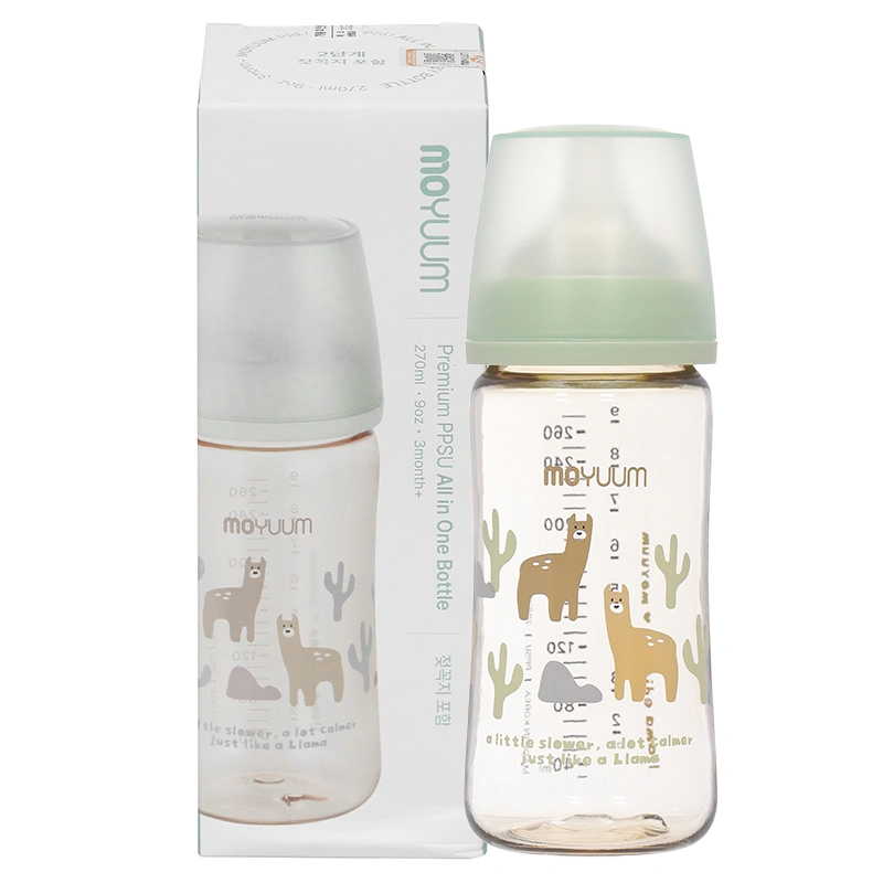 Bình sữa nhựa PPSU Moyuum cổ rộng All In One Bottle 170 ml - Lạc đà (0 - 3 tháng) 22