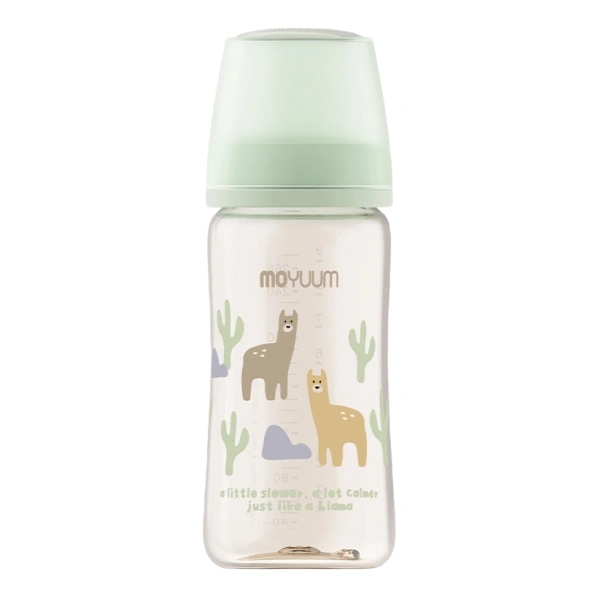 Bình sữa cổ rộng Moyuum All In One Bottle - Lạc đà