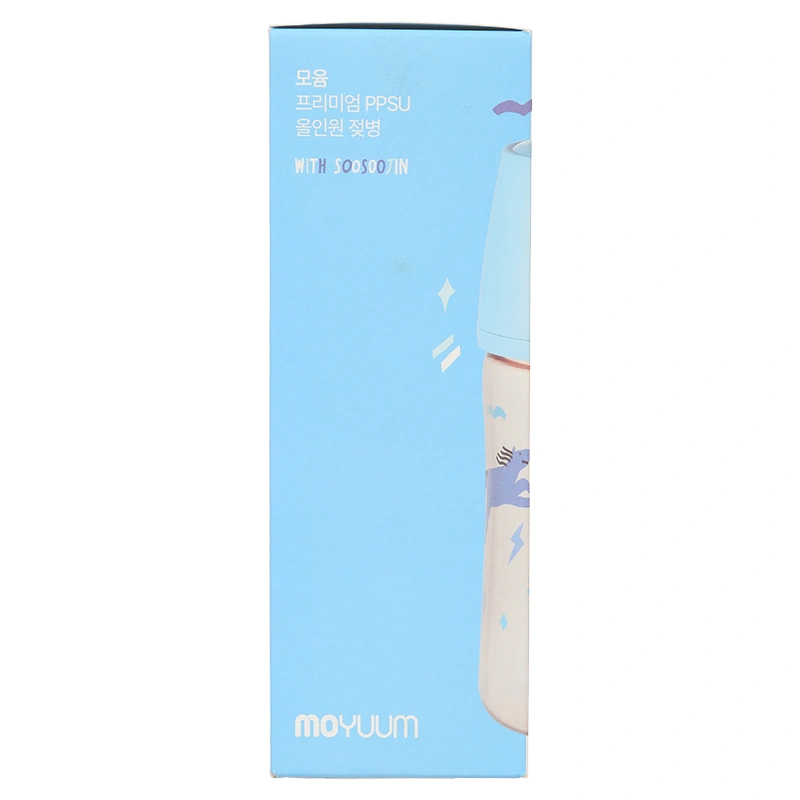 Bình sữa nhựa PPSU Moyuum cổ rộng All In One Bottle 270 ml - Ngựa xanh (3 - 6 tháng) 13