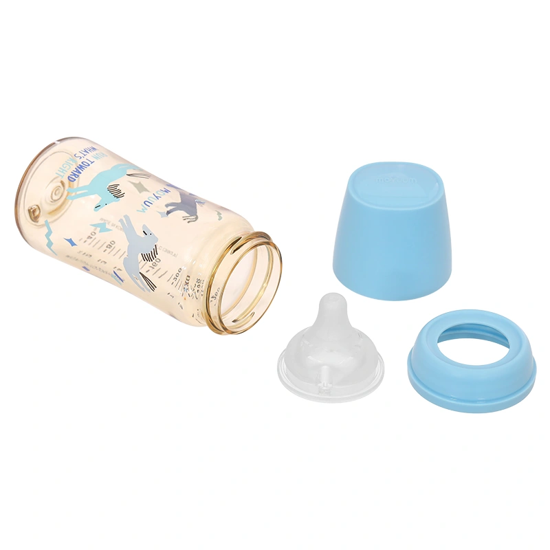 Bình sữa nhựa PPSU Moyuum cổ rộng All In One Bottle 270 ml - Ngựa xanh (3 - 6 tháng) 4