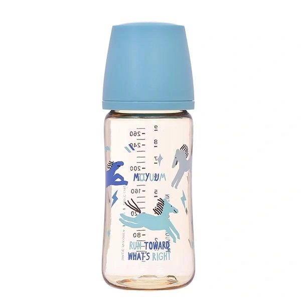 Bình sữa cổ rộng Moyuum All In One Bottle - Ngựa xanh
