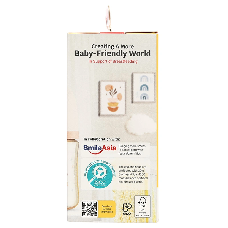Bình sữa nhựa PPSU Pigeon Softouch Baby-Friendly World cổ rộng 160 ml - Dải ngân hà (từ 0 tháng) 12