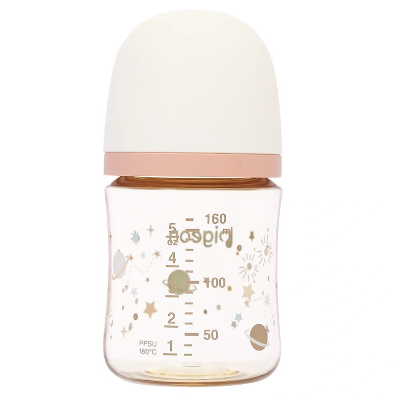 Bình sữa nhựa PPSU Pigeon Softouch Baby-Friendly World cổ rộng 160 ml - Dải ngân hà (từ 0 tháng) 2