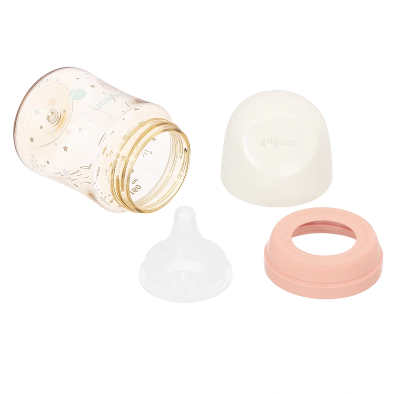 Bình sữa nhựa PPSU Pigeon Softouch Baby-Friendly World cổ rộng 160 ml - Dải ngân hà (từ 0 tháng) 4
